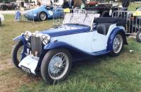 MG PB sublime bleue n256 4seater open Tourer 930cm3 1935 Francois Hoffmann